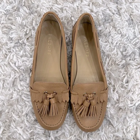 NWOT Talbots Tassel Driving Moccasins Shoes - Picture 2 of 5